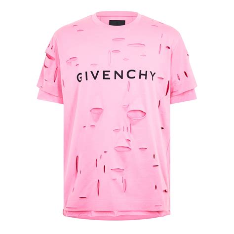 givenchy distressed tee sizing